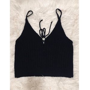 Black Crop Top